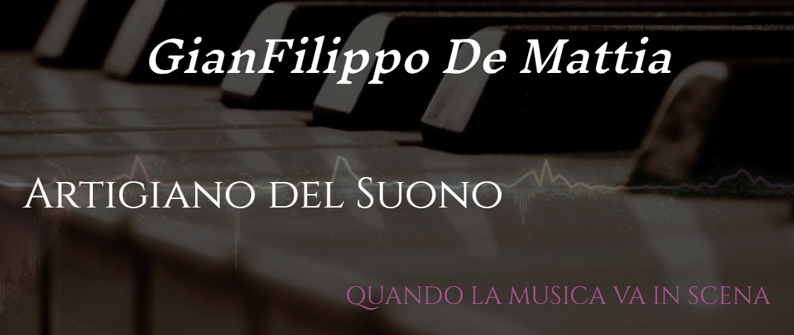 Gianfilippo de Mattia, musicista, cratore musica elettronica by SalemiComputer il tuoprodotto.com